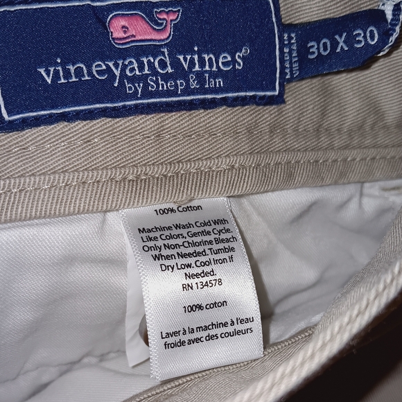 New Men's Vineyard Vines Khaki Pants - Picture 6 of 7